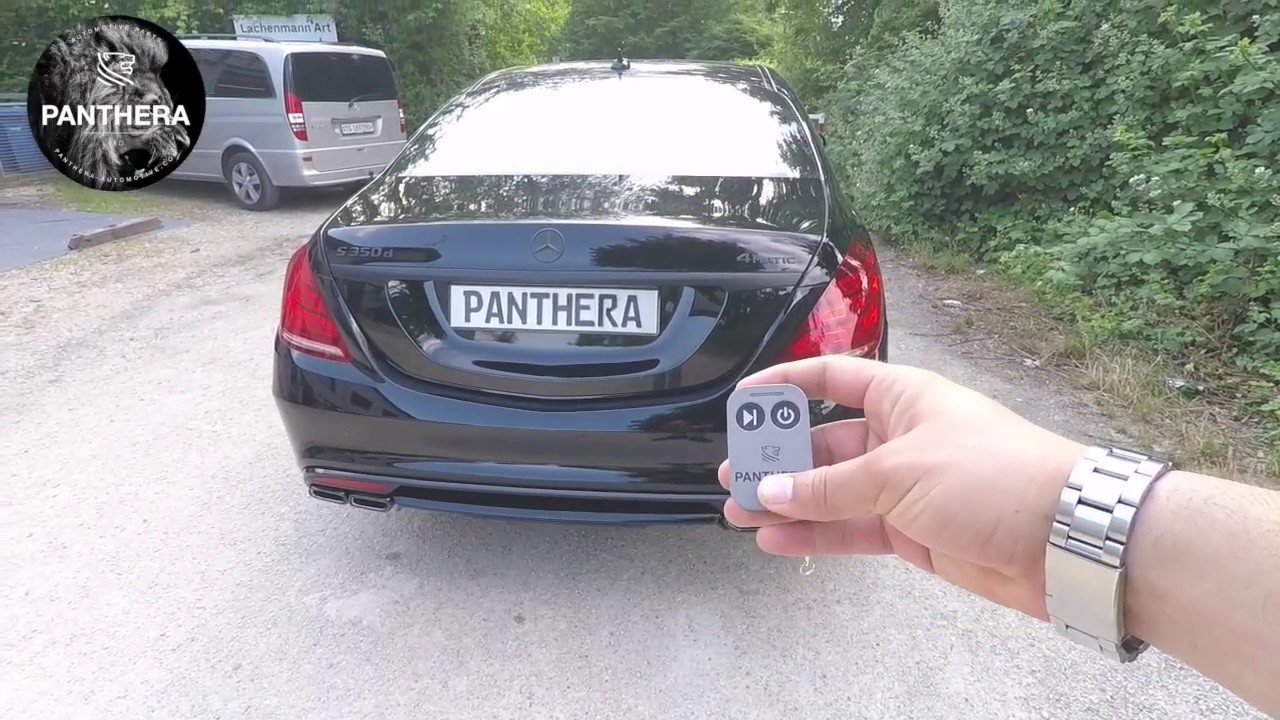 Mercedes S350d W222 mit Active Soundgenerator Panthera Leo Magna und Tigris Leistungssteigerung