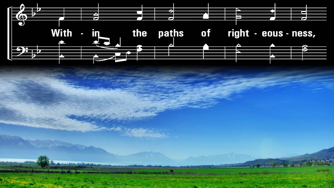 The Lord's My Shepherd Harmony Training Video