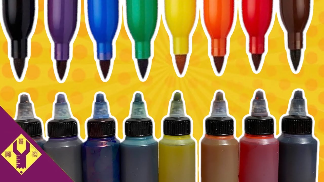 ALCOHOL INK from SHARPIES!!!