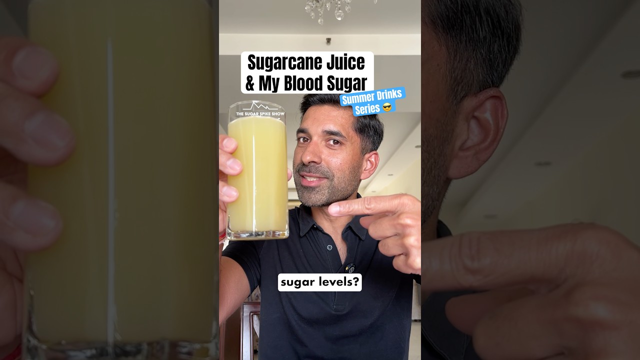EP165: Sugarcane Juice & My Blood Sugar Levels | Summer Drinks Series - The Sugar Spike Show