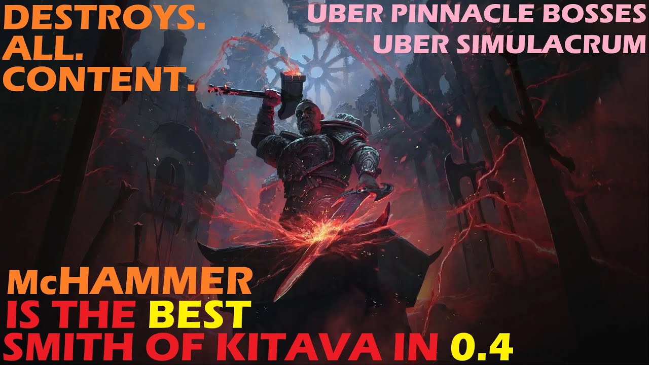 The Best Smith of Kitava Build In 0.4 (McHammer) | POE2 | Fate of The Vaal | The Last of The Druids
