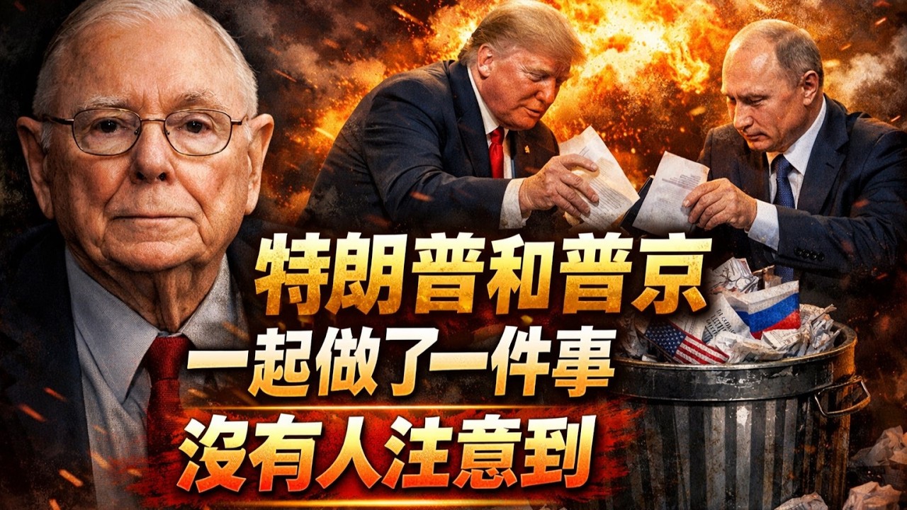 查理蒙格：冷戰時代留下的最後禮物，剛剛被特朗普和普京一起丟進垃圾桶