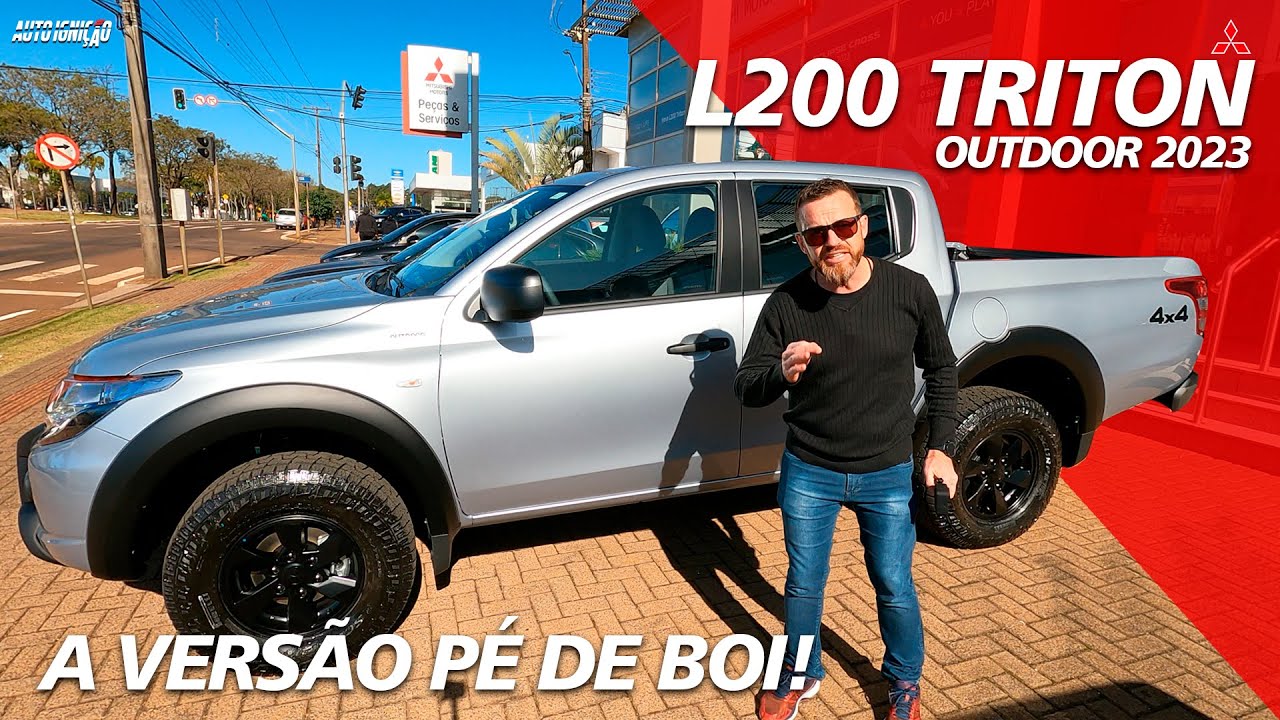 L200 Triton Outdoor 2023 - Pick-up Sem Frescura e Com Poder Off Road