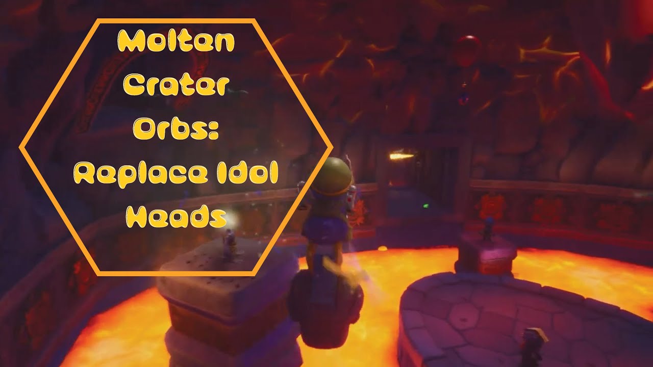 Spyro Reignited Trilogy - Spyro Year of The Dragon | Molten Crater Orbs Replace Idol Heads