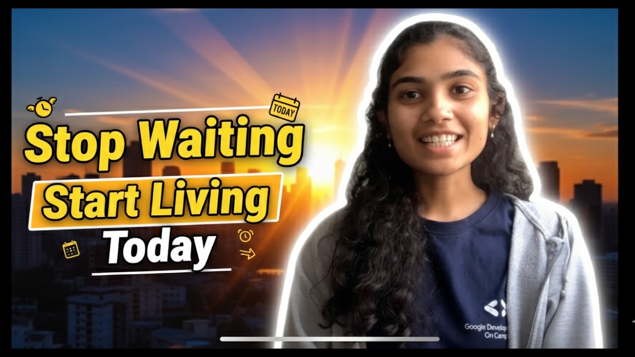 Stop Waiting, Start Living | Powerful Motivation Editorial