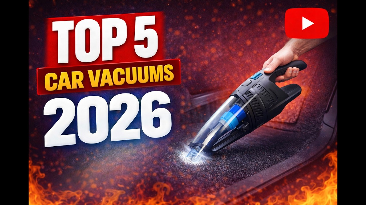 Top 5 Best Car Vacuums 2026 – Powerful & Portable Clean.