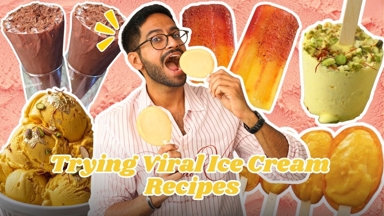 TESTED SOME *VIRAL* ICE CREAM RECIPES | MY HONEST REACTION👀