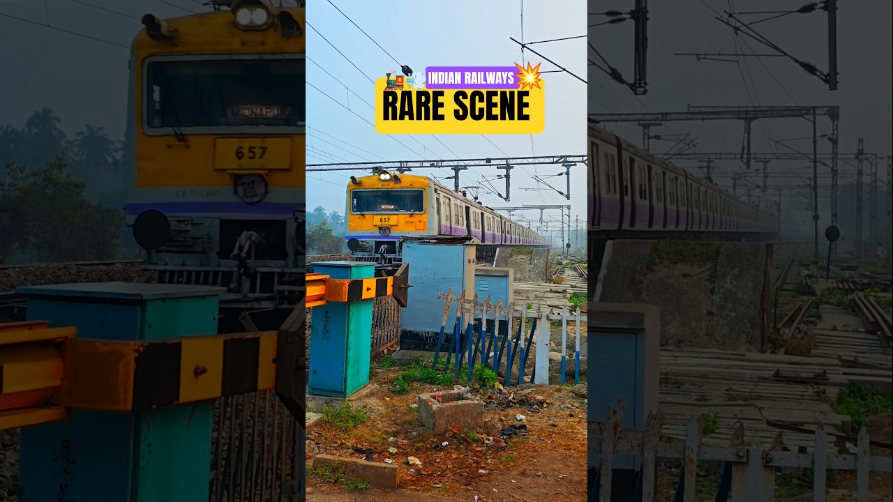 Rare Scene of INDIAN RAILWAYS😱 #shorts #train #trending #viral