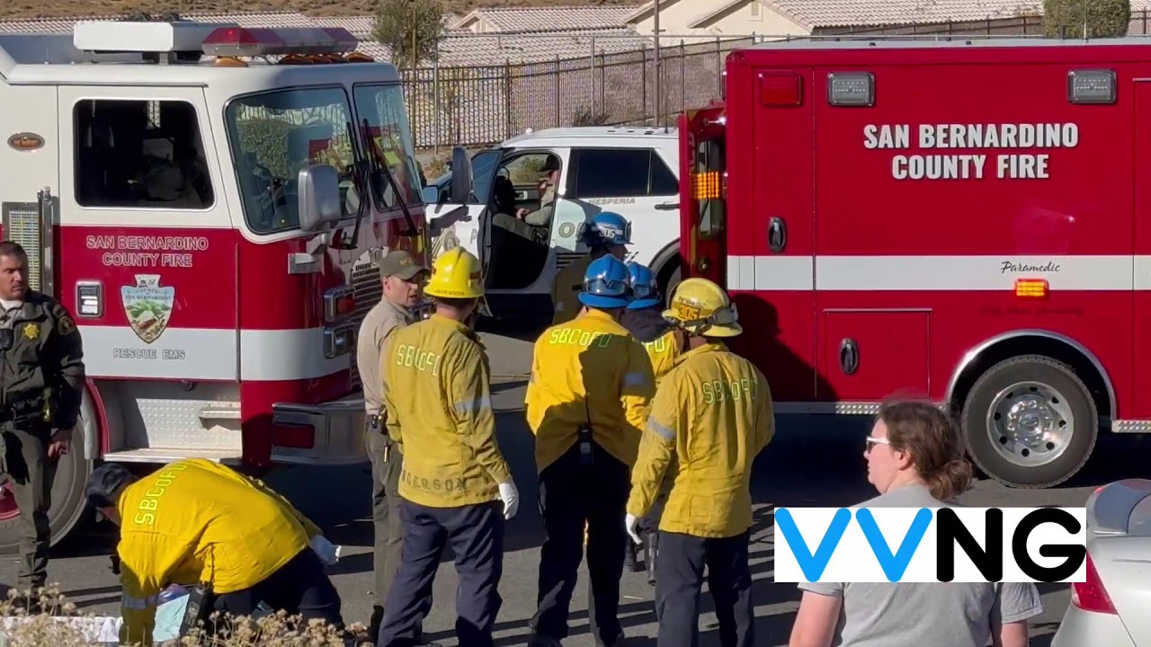 Accident on Main Street near Mesa, Linda Street in Hesperia