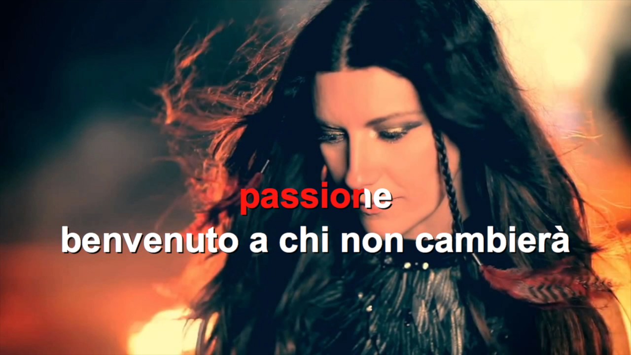 Laura Pausini - Benvenuto - Karaoke con testo