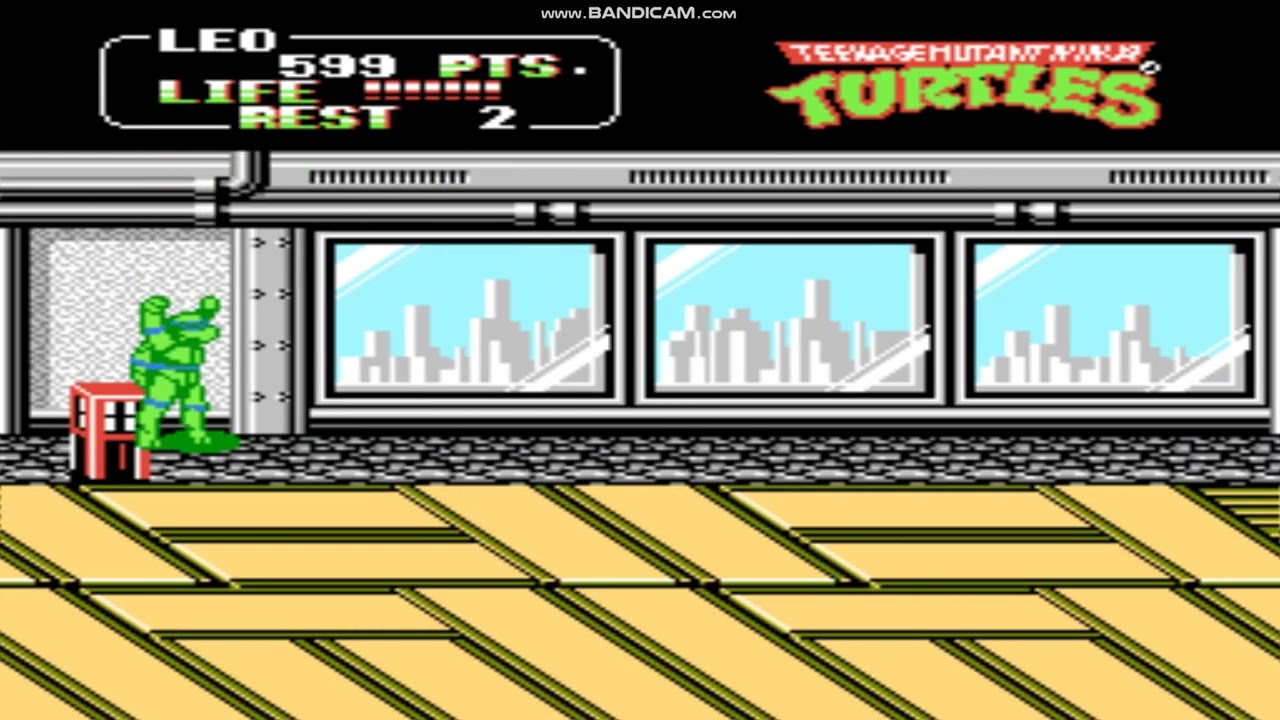 1990 Teenage Mutant Ninja Turtles 2 - The Arcade Game... Stage 9