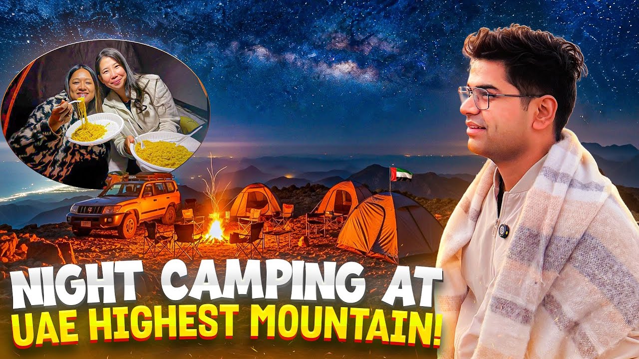Jebel Jais Camping Experience | Peace, Stars & Adventure in UAE ⛺✨