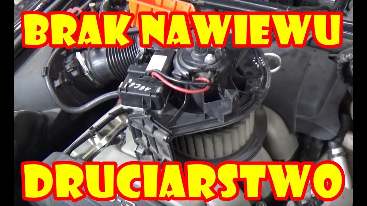 Brak nawiewu Audi A6 C6 wymiana wentylatora dmuchawy