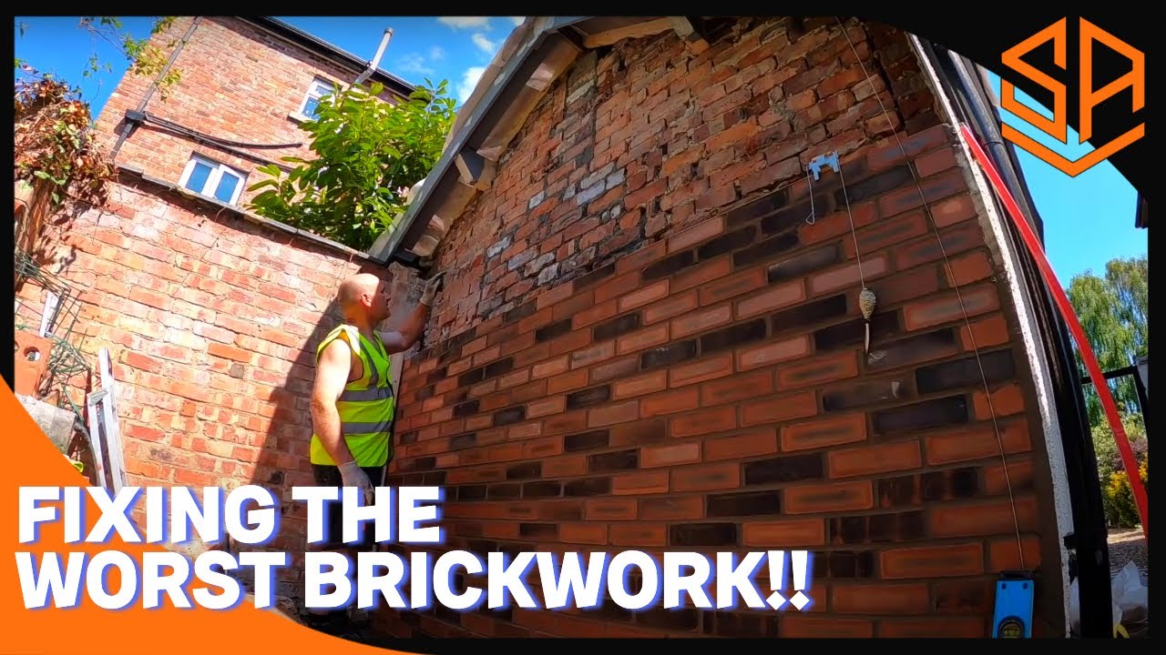 WORST BRICKWORK EVER !MADE GOOD