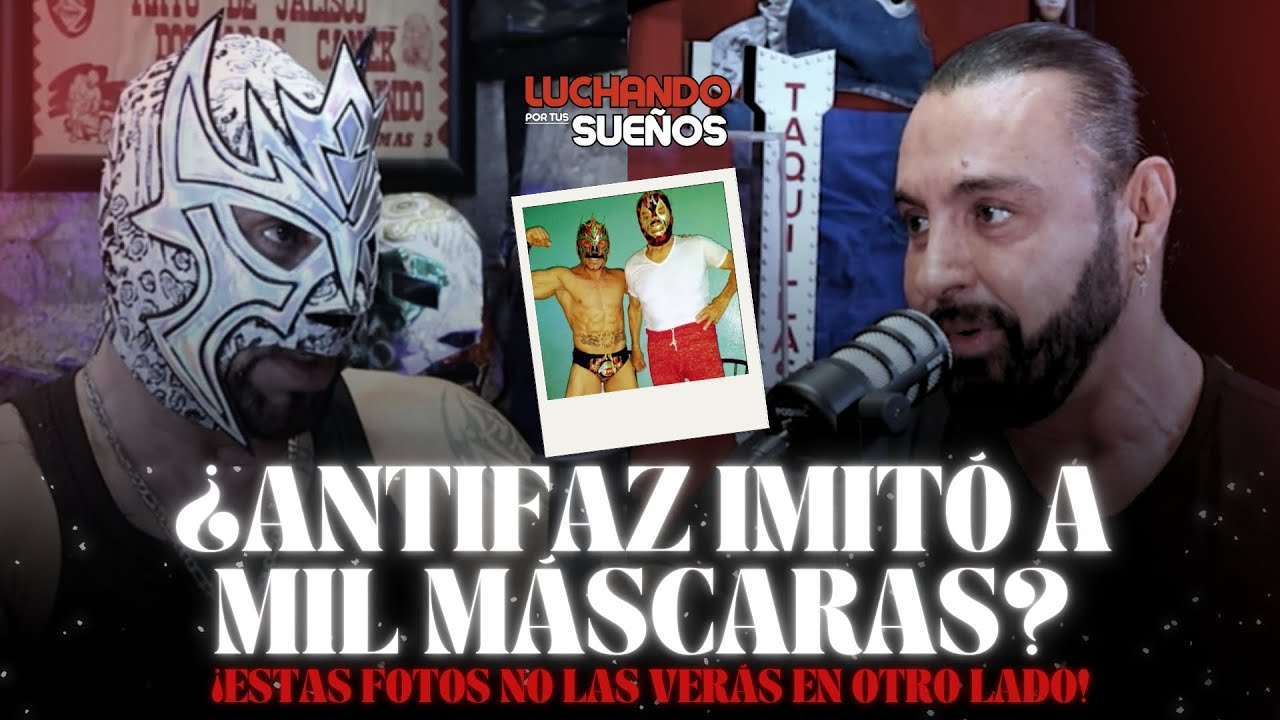 Fotos inéditas y recuerdos: ANTIFAZ desde niño👶🥊