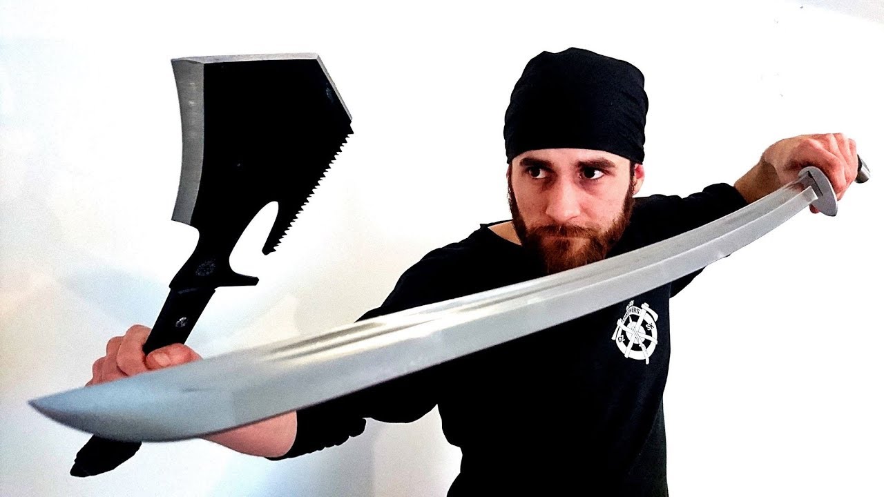 120$ Tactical Katana, Survival Shovel, Steel Throwing Cards and Much More (Big Unboxing)