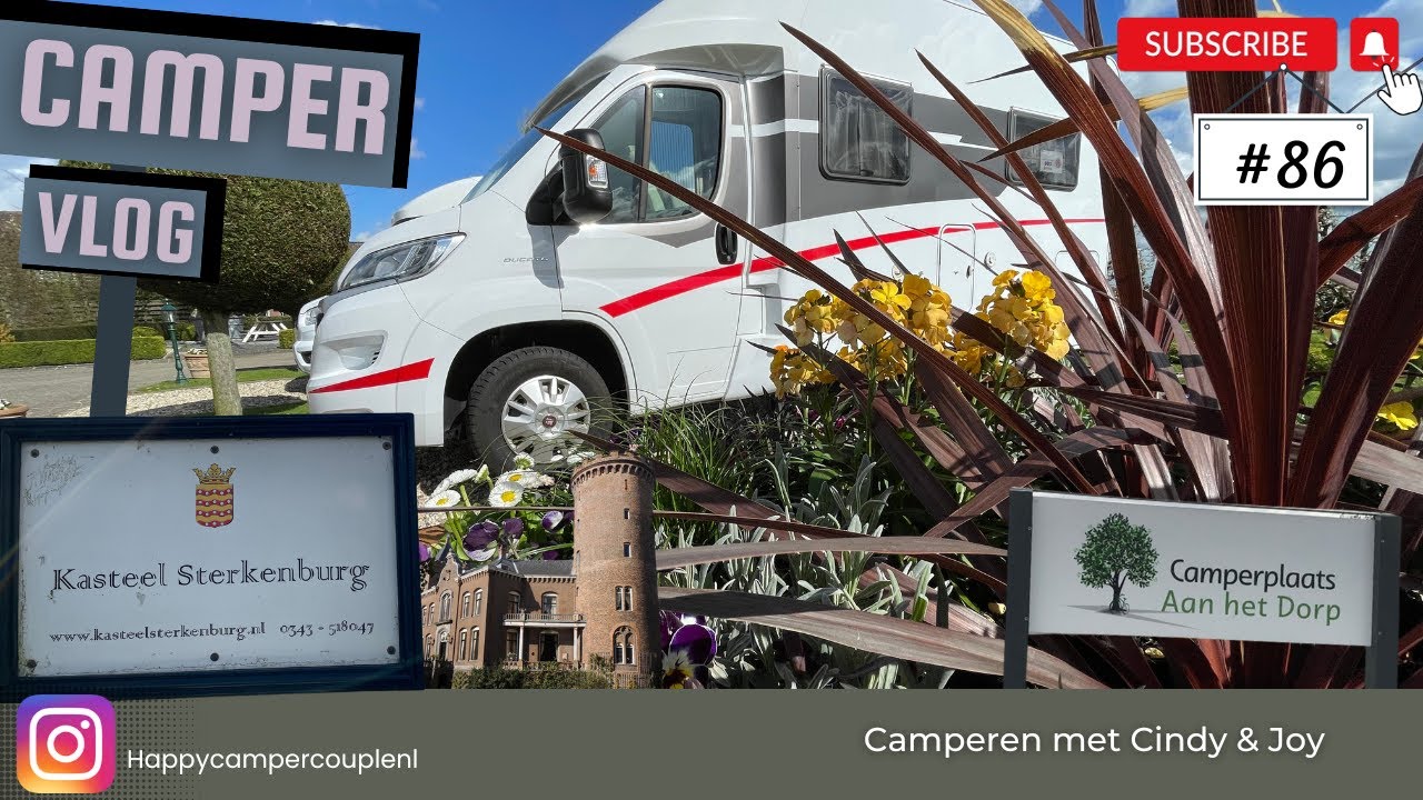 Camperplaats Aan het Dorp | Kastelen route fietsen | Gezond koken in de camper #86