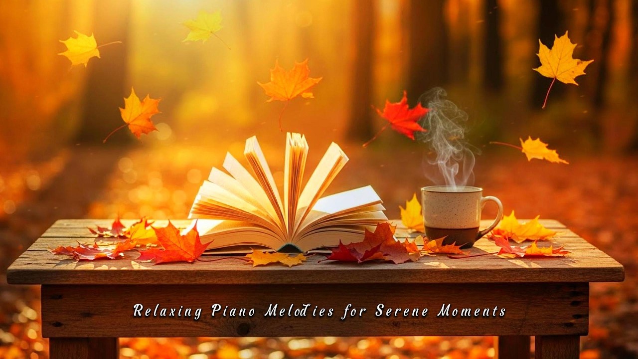 Relaxing Piano Melodies for Serene Moments 🍂 Autumn Ambience with Coffee & Soft Music