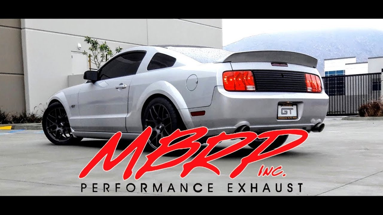 2005-2009 Mustang GT MBRP Exhaust sound clips. Surprise ending
