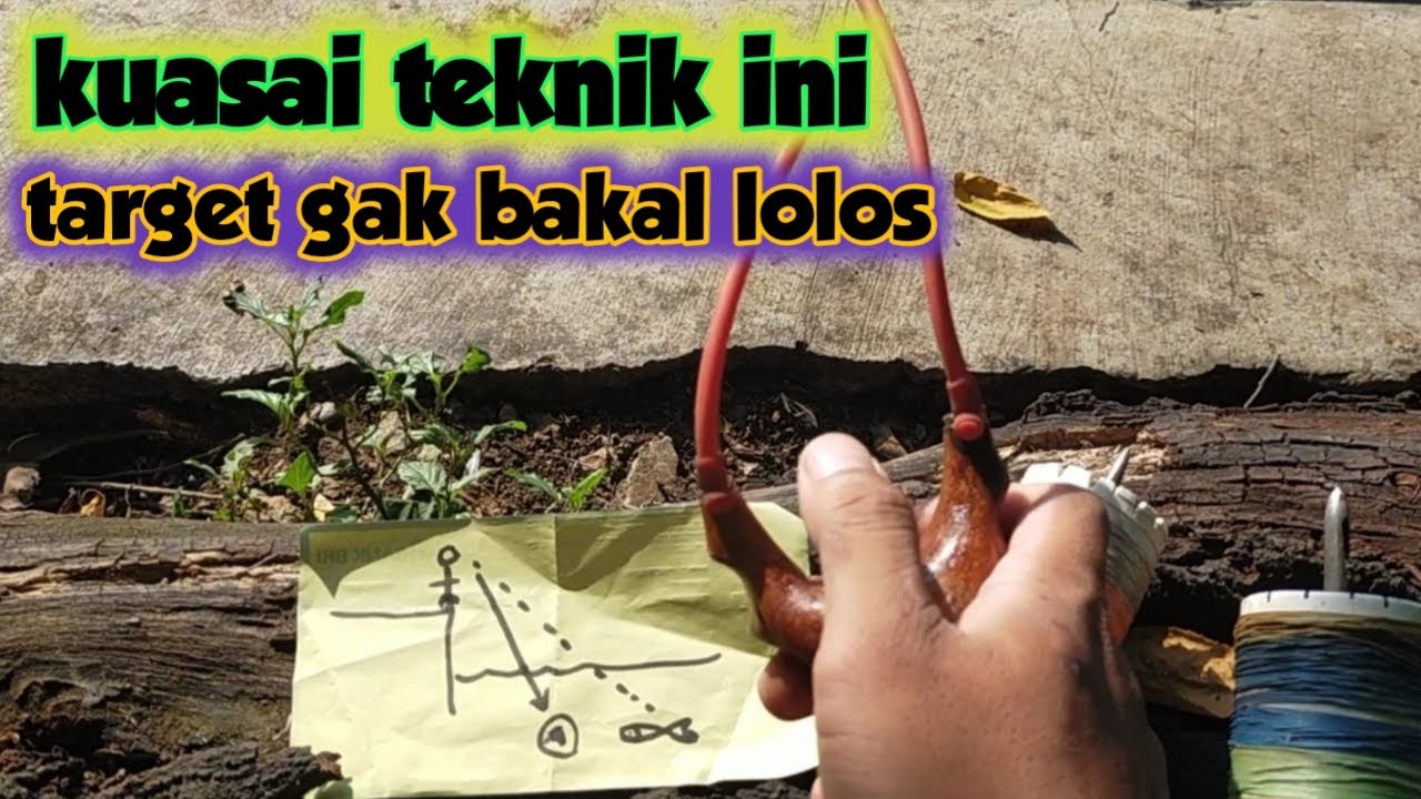 Trik Jitu !!! Titik Bidik Ketapel Ikan Akurasi 100 % Jarang Lolos