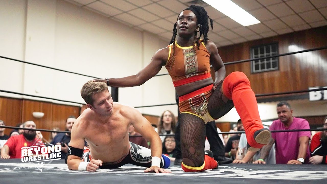 [Free Match] Trish Adora vs. Logan Easton Laroux | Beyond Wrestling (Intergender Mixed AEW ROH CZW)