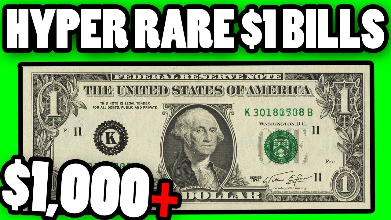 Rare $1 Dollar Bills Worth THOUSANDS - 15 $1,000+ Notes That Escaped The BEP & Ended Up In Change