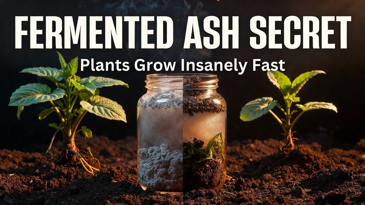 One Cup of Fermented Ash Makes Plants EXPLODE With Growth This Was Hidden for a Reason