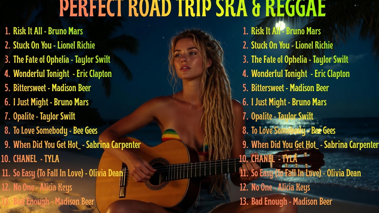 Risk It All - Bruno Mars | Relaxing Reggae Acoustic Songs ☕ Coffee Shop Music Mix