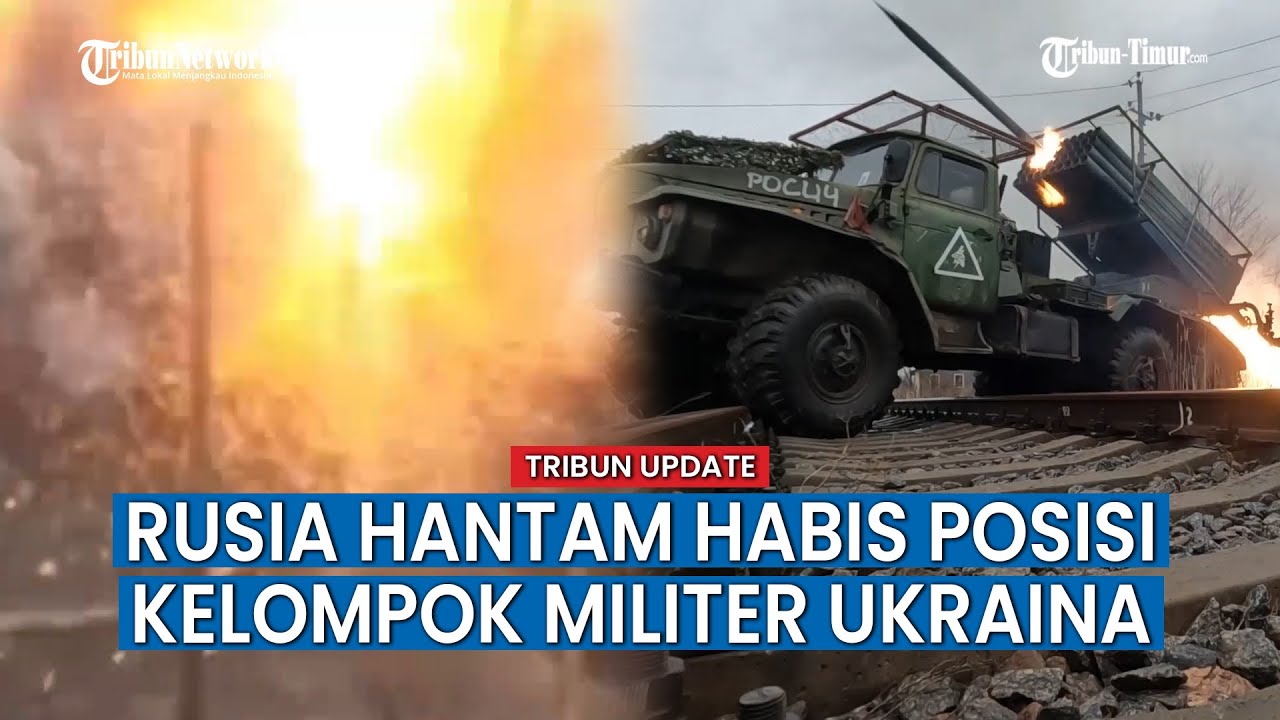Posisi Militer Ukraina di Hutan Serebryansky Porak-poranda Imbas Serangan Roket Rusia