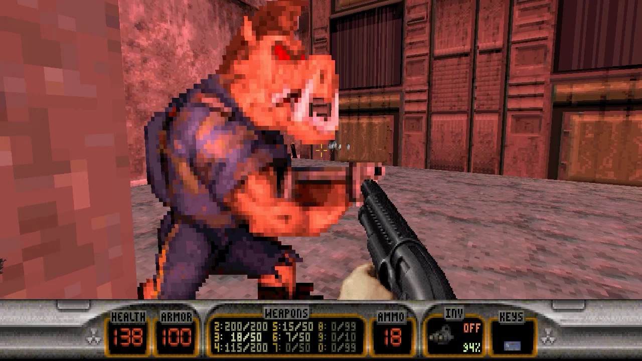 Duke Nukem 3D [Мировой тур к 20-летию] — E1L2: Район красных фонарей
