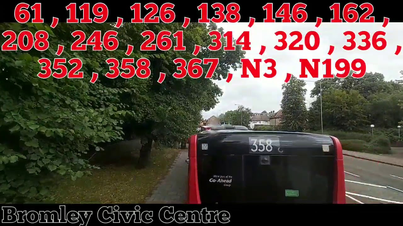 (FRV) Go Ahead London Route 208 Orpington Perry Hall Road To Lewisham Station   EH321 YW19YPO
