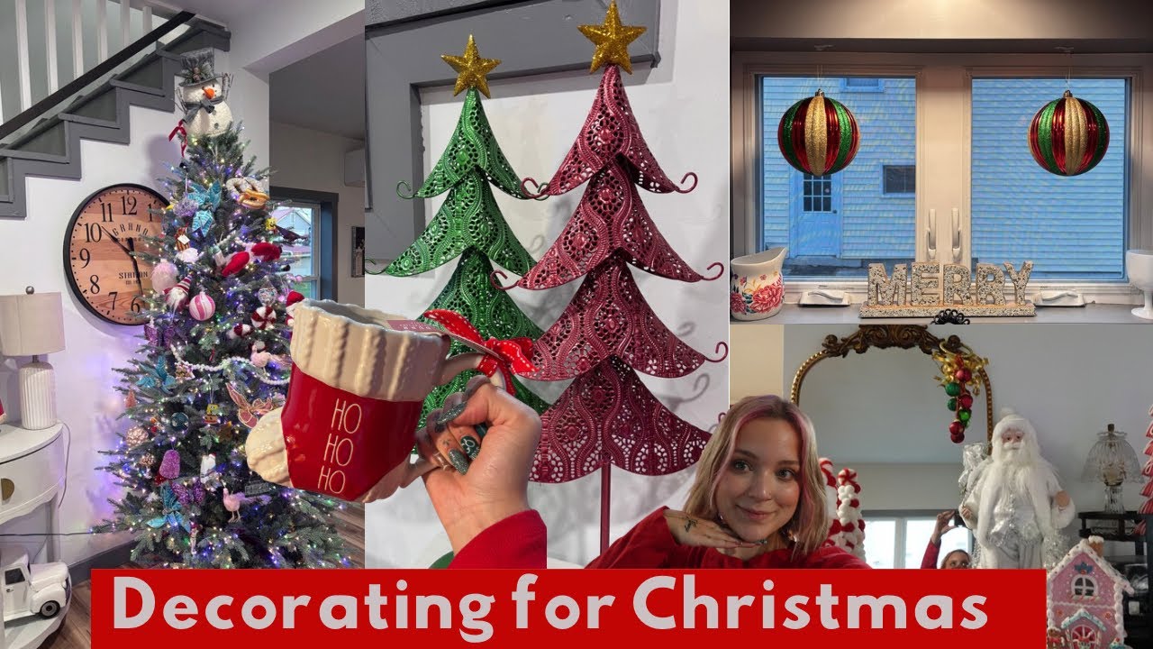 I DECORATED MY HOUSE FOR CHRISTMAS!!🎄 FIRST TIME EVERY 