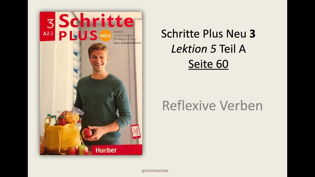 A2.1 - REFLEXIVE VERBEN: SICH WASCHEN, SICH FÜHLEN. Schritte Plus Neu 3, Lektion 8, Teil A