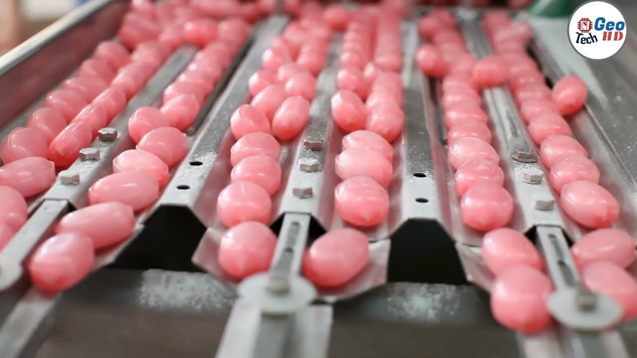 How Modern Hard Candy Making is Made in Factory -The Chocolate Factory Million Dollar Food Factory