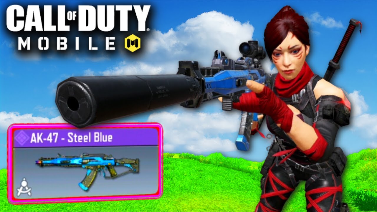 THE PERFECT AK47 in BATTLE ROYALE (BLUE STEEL)! | COD MOBILE | SOLO VS SQUADS