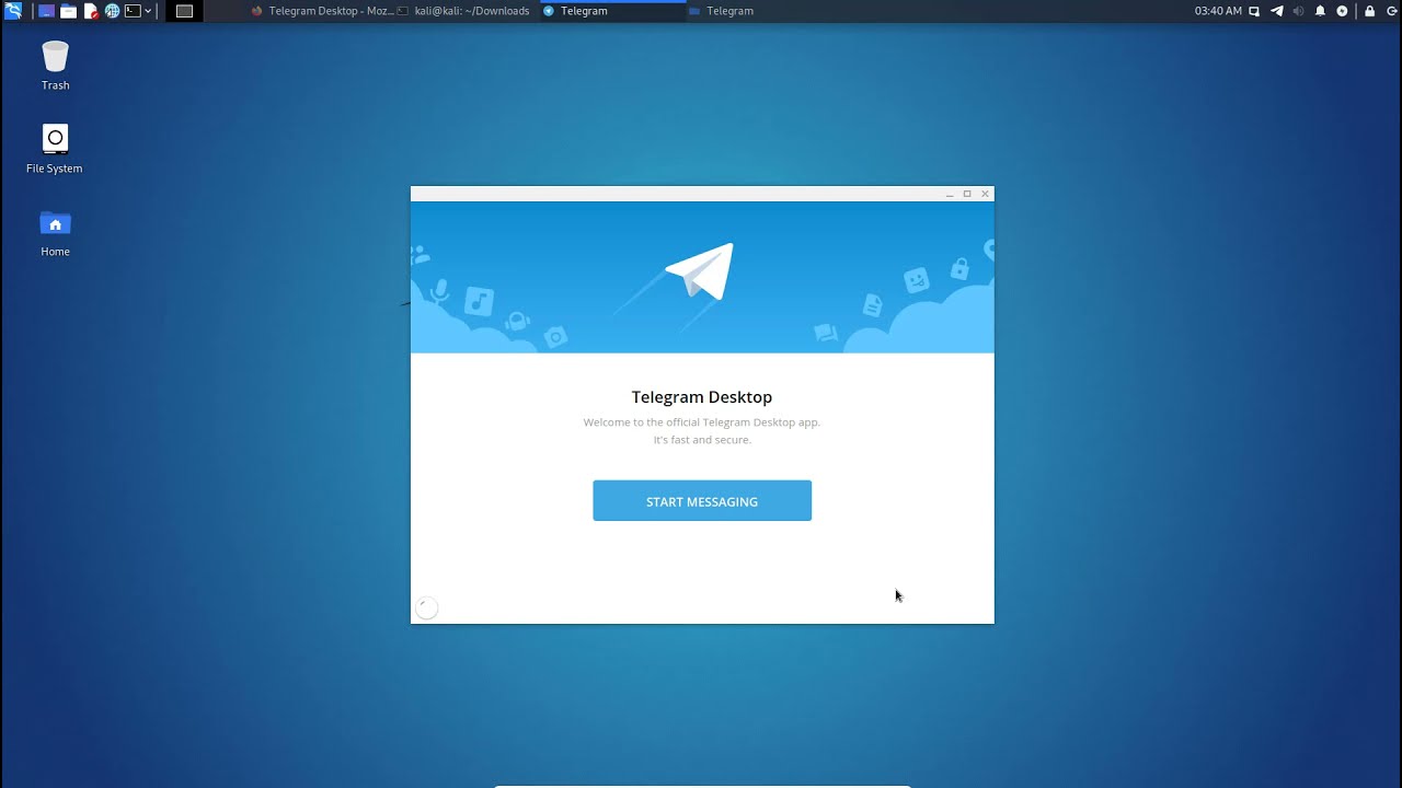 How to Install Telegram in Kali Linux 2021.2