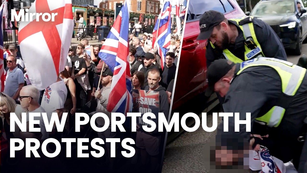 76-year-old man arrested at new anti-immigration protest in Portsmouth
