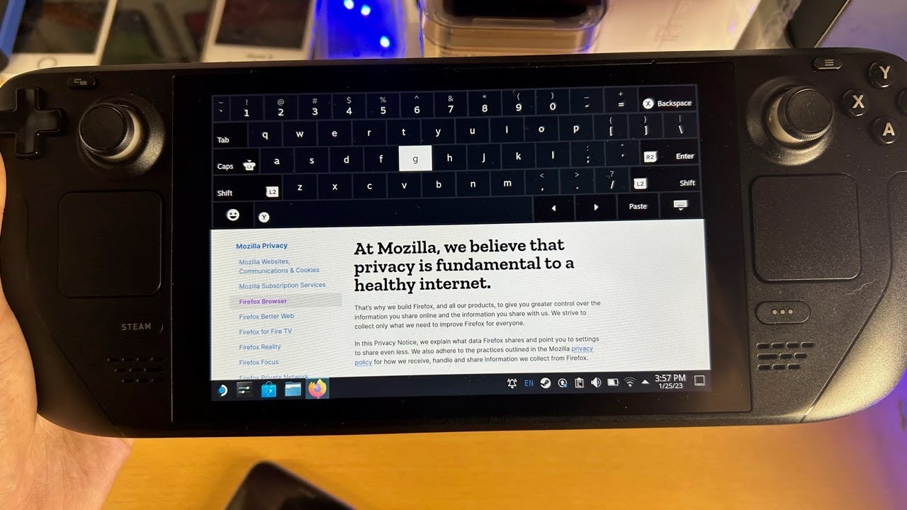 How To Bring Up Keyboard on Steam Deck Desktop!
