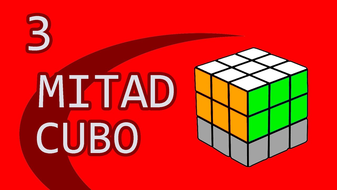 Tutorial armar la MITAD del Cubo Rubik simple 2022 | PASO 3