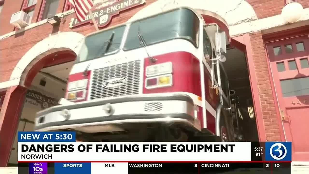 Norwich firefighters say equipment from the city is failing them