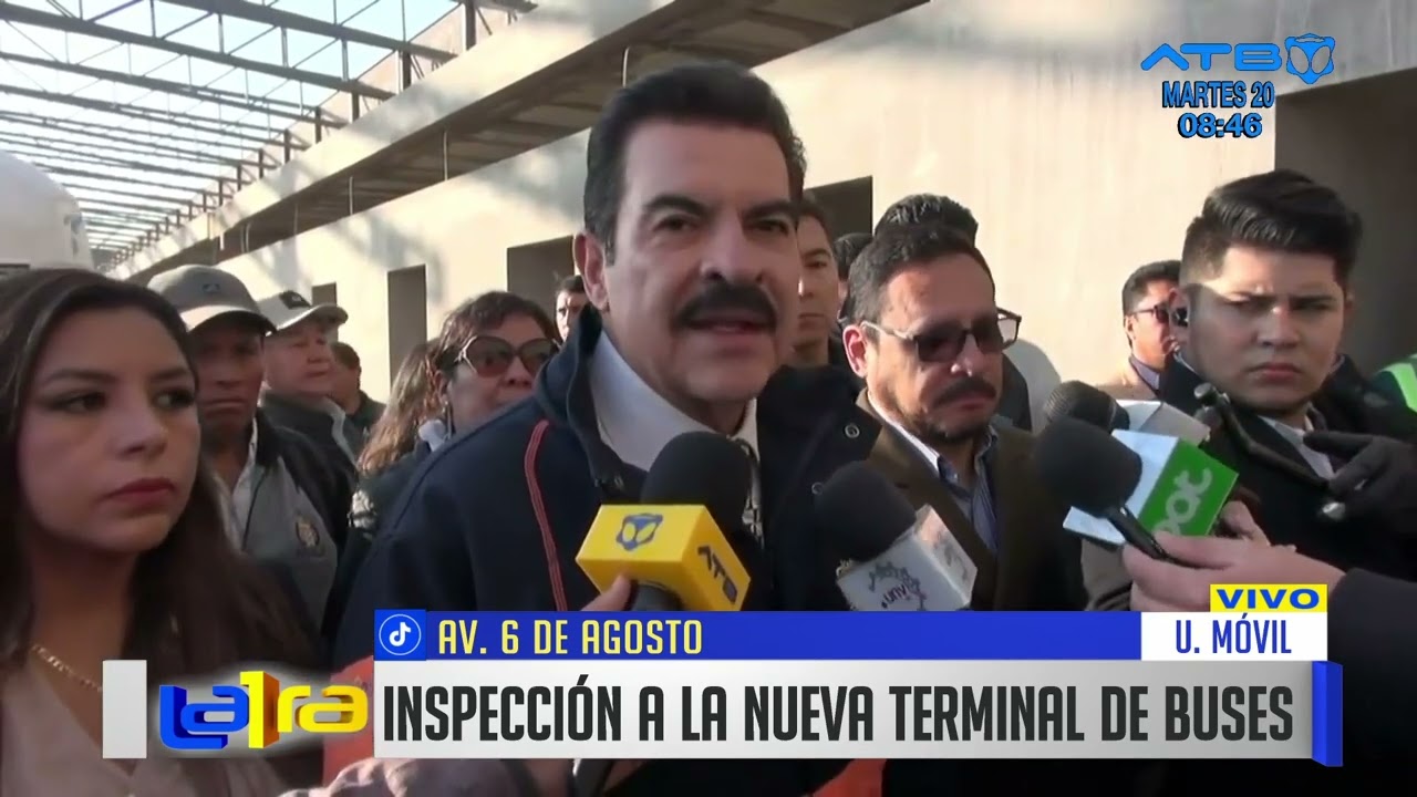 Alcaldía realiza inspección a la nueva infraestructura de la Terminal de Buses en Cochabamba