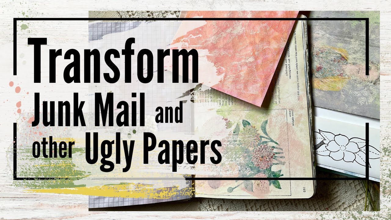 Ugly Magazine Papers? Use This to Transform them for Junk Journaling