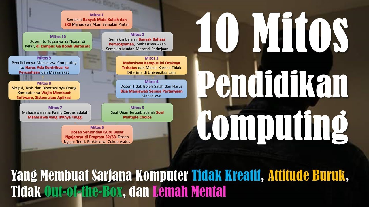 10 Mitos Pendidikan Computing: Yang Membuat Mahasiswa Komputer Ga Kreatif dan Lemah Karakter