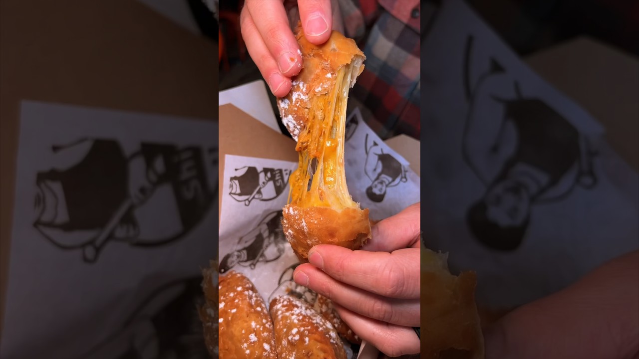 The BUTTER CHICKEN EMPANADAS from Shirleys India in New Rochelle NY! 🥟🔥 Yes, please! 