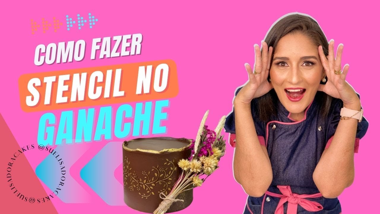 Como fazer STENCIL GANACHE