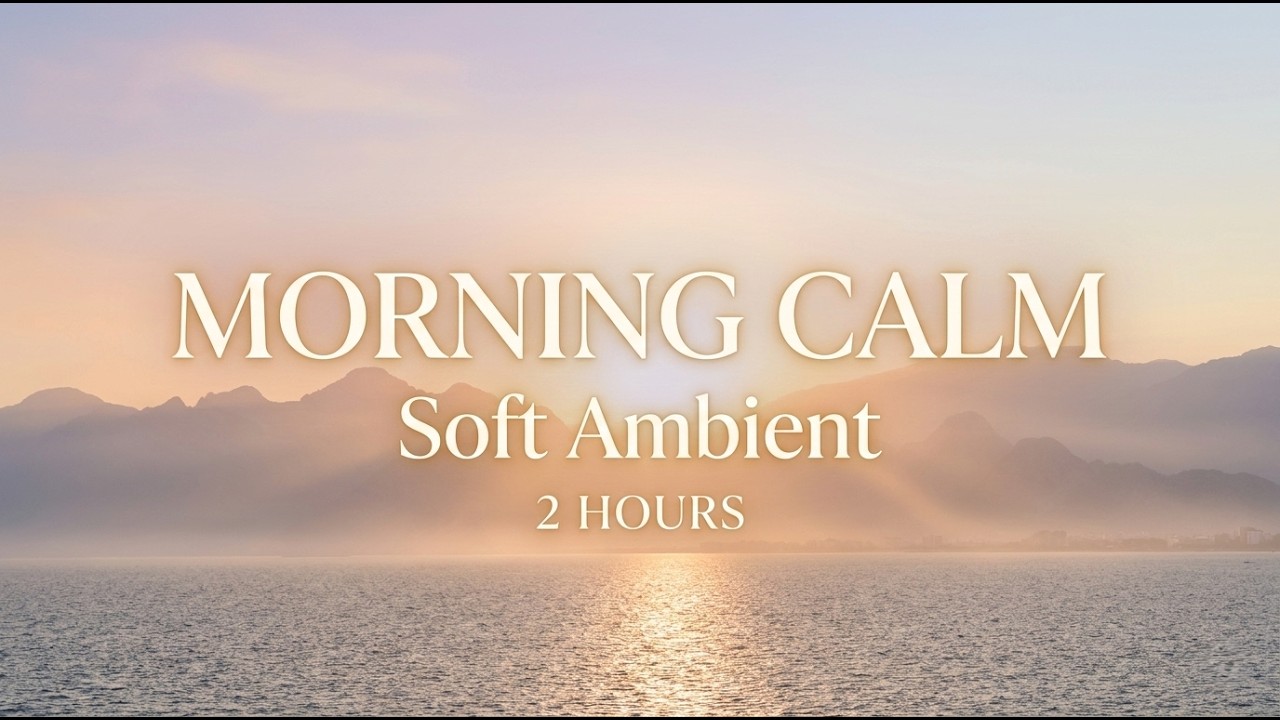 2 Hours Morning Calm Ambient 🌅 Soft Peaceful Music for Study & Relaxation