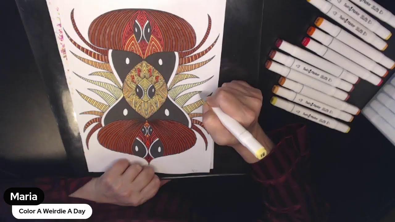 Color A Weirdie A Day the 2nd of November 2024 with Maria Wedel