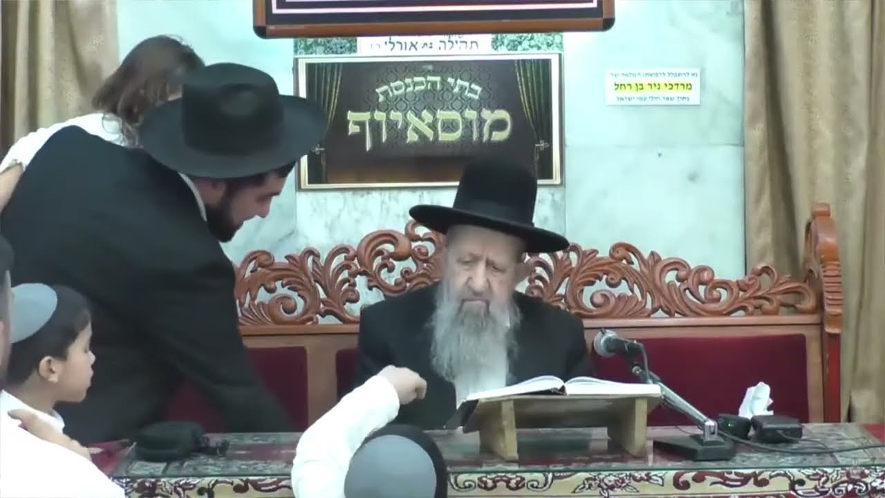 הרב בן ציון מוצפי  •  פרשת חיי שרה • מוסאיוף מר חשון תשפ