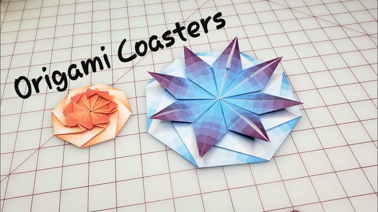[종이접기 vlog] Origami Coasters