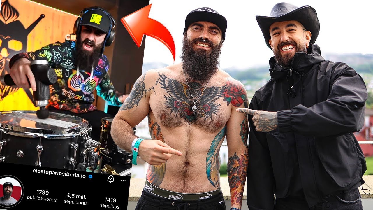 TATTOO TOUR con EL BATERÍA más LOCO: el ESTEPARIO SIBERIANO 🩸